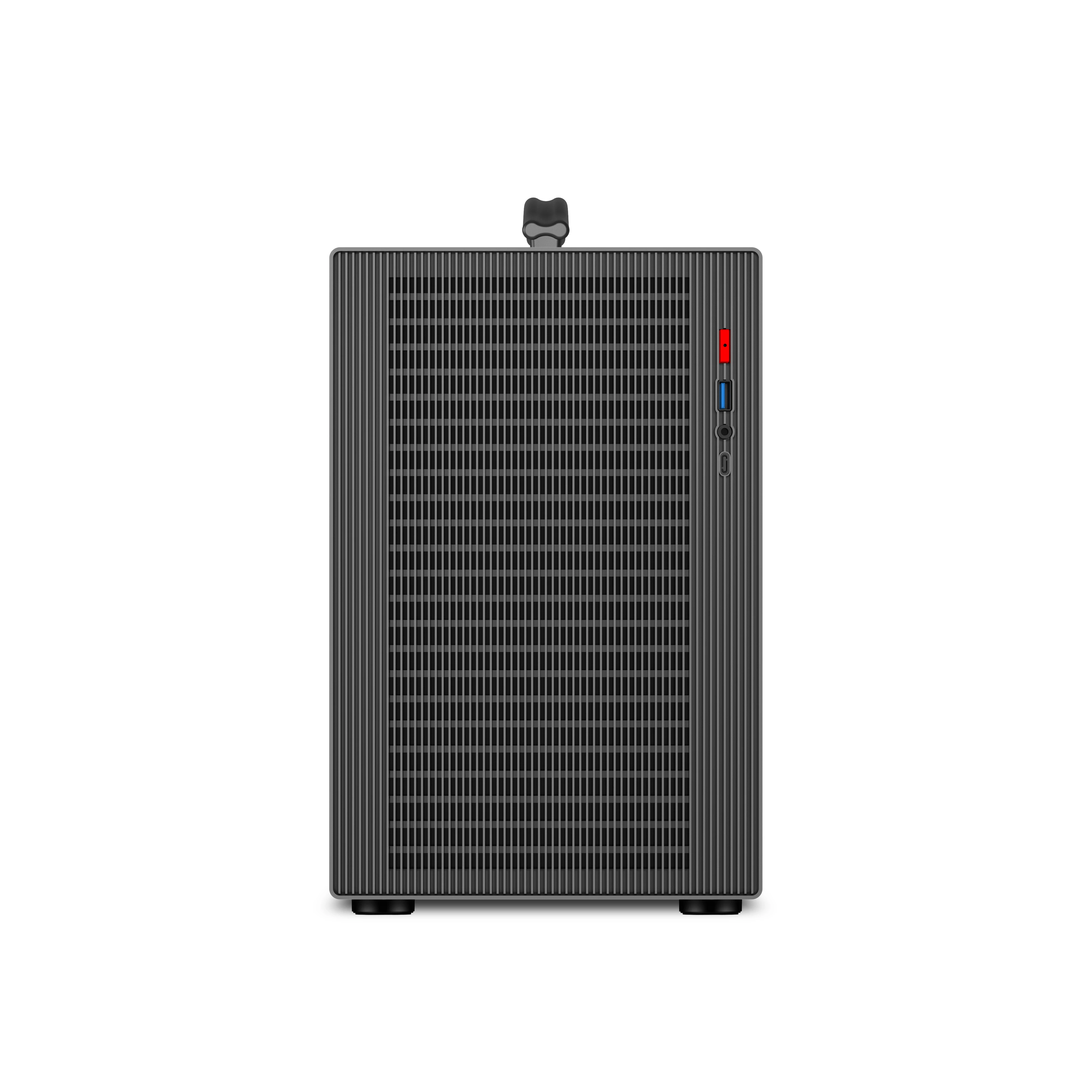 Power Train X-Gamerx M1 Gehäuse MATX/ITX Desktop Mini Glasseite Transparentes Gaming-Gehäuse Unterstützt ATX/SFX Netzteil PC-Gehäuse