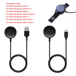 Fast Charger Cable For Samsung Galaxy Watch 5 Pro 45mm Watch 4 Classic Active 1 2 40 41 mm Watch 3 Charging Dock Bracket