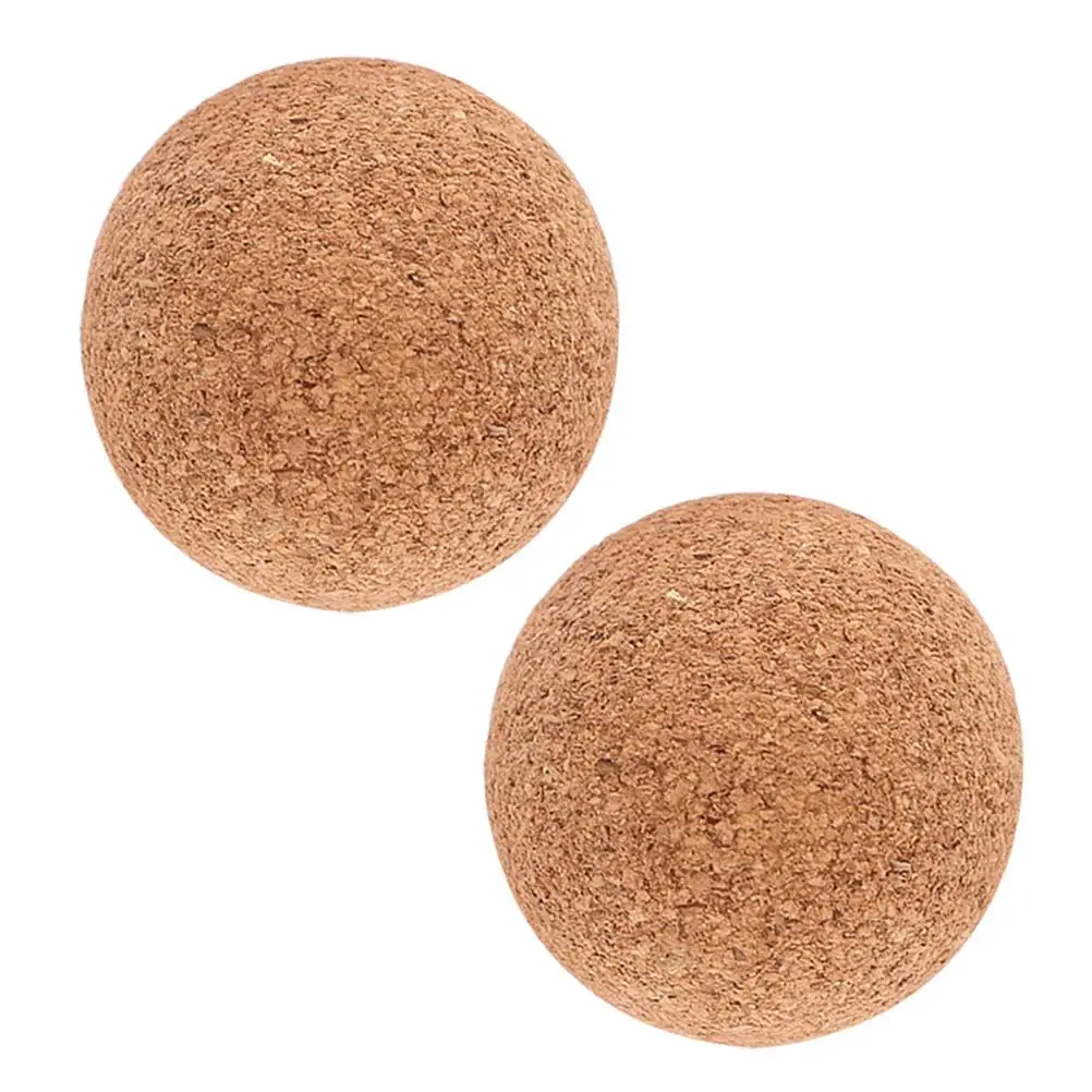 

2 Pcs Foosball Balls Small Soccer Wooden Accessories Material Proper Size Easy Replacement Indoor Game Supplies Mini