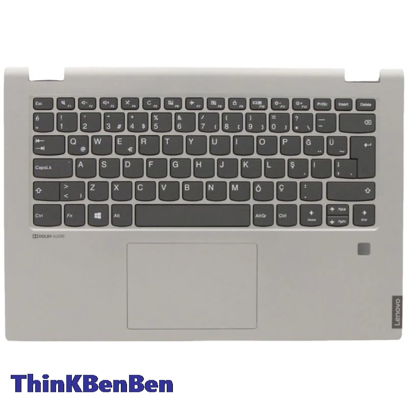 

TR Turkish Keyboard Grey PL Upper Case Palmrest Shell Cover FPR Hole For Lenovo Ideapad Flex C340 14 IML IWL API 5CB0S17521