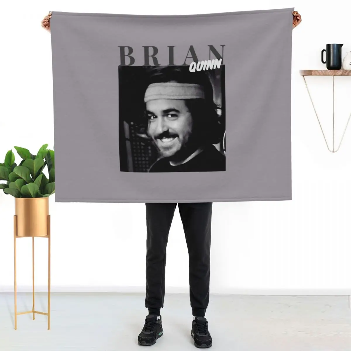 Brian Quinn Throw Blanket Decorative Beds Designers christmas decoration Vintage Plaid Softest Blankets