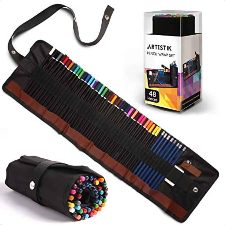 

Colored Pencil Set 47 Pieces Vivid 3.5 mm Artist Grade Drawing Sketching Colored Pencils for Adults Coloring Books Watercolor P