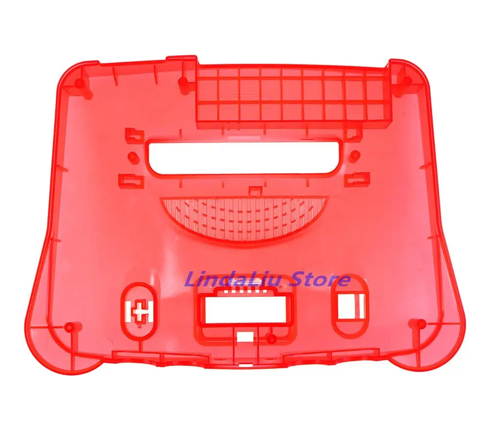 1 ชุดสําหรับ N64 พลาสติก Protector เปลือกโปร่งใสพร้อมไขควงปุ่มสําหรับ Nintendo 64 อุปกรณ์เสริม