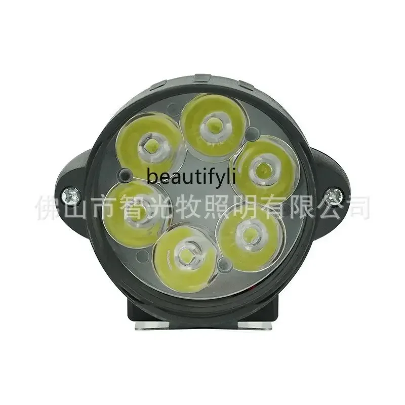 

S23 Motorcycle LED headlights, ultra-bright concentrating three-wheeled electric vehicles modified external 6-bead lights 1078