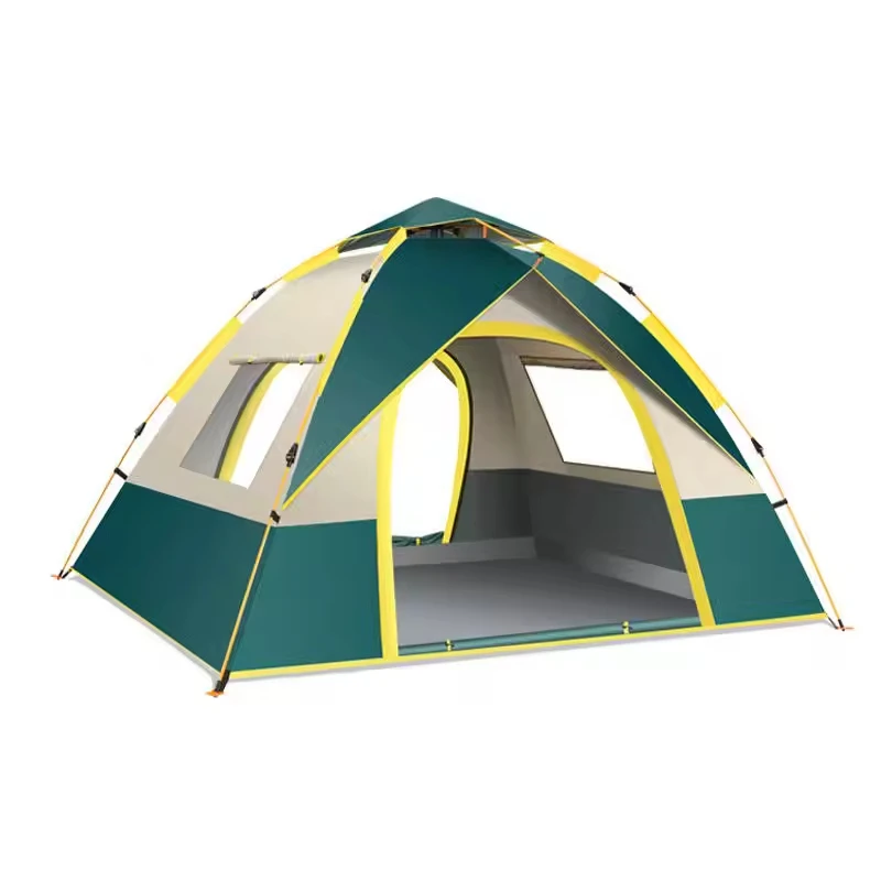 Polyester air Tent Camping Outdoor Sunscreen Automatic Pop up Waterproof Instant Camping Tent for 2-4 Persons