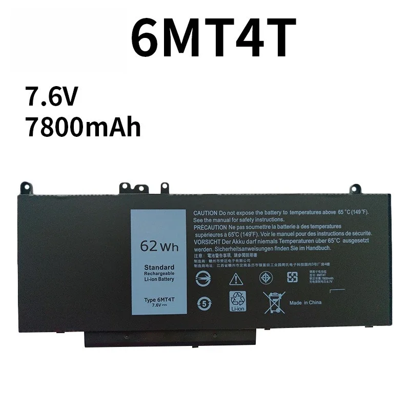 Compatible with D ell 6MT4T Latitude E5470 E5570 E5250 E5450 High-Quality Laptop Battery