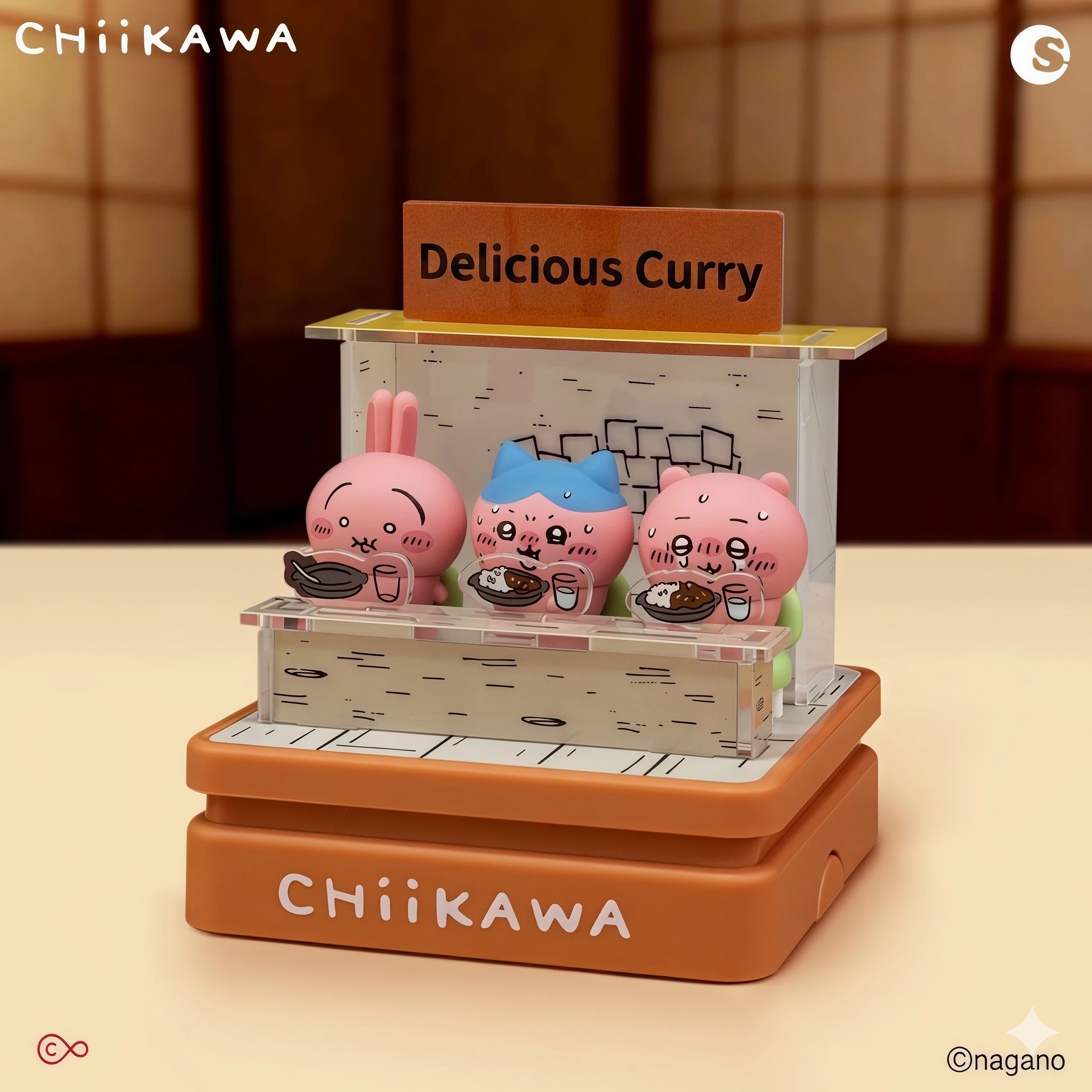 chiikawa-com-bination-scene-seal-series-spicy-curry-anime-figure-ornament-dollhouse-decor-assembly-scene-toy-birthday-gifts