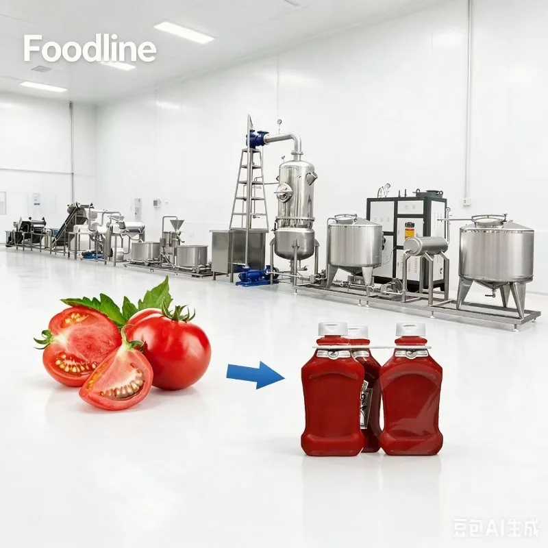 Tomato Tomato paste production line full automatic industrial tomato sauce ketchup processing plant with aseptic filling machine - Aliexpress Deal