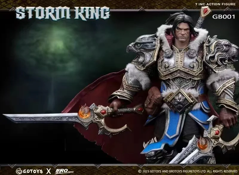Figurines d'action modèle GDTOYS X BROTOYS GB001 1/12 échelle Storm King Knight humain vieux Wa Varian Wrynn ensemble complet 6 pouces modèle Anime jouet