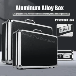 Aluminum Case Toolbox Safety Equipment Cases Portable Instrument Storage Box with Password Tool Box Suitcase Impact Resistant