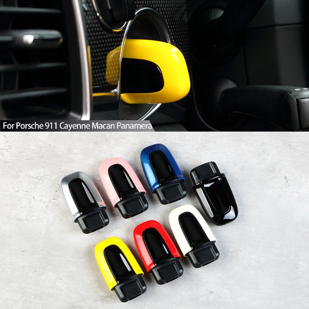 Llave inteligente para coche Porsche, botón de arranque y parada del motor, interruptor de encendido, botón de arranque con una sola llave para Cayenne, Cayman, Macan, Panamera, 911