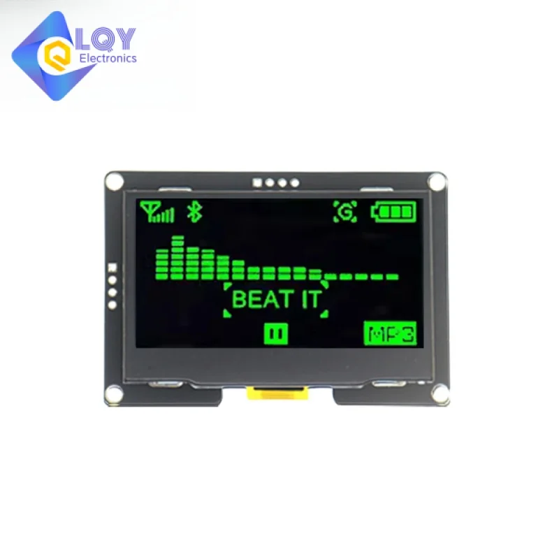 LQY 2.4" 2.42 inch 128x64 OLED LCD Display Module SSD1309 12864 4 Pin IIC I2C SPI Serial Interface for Arduino C51