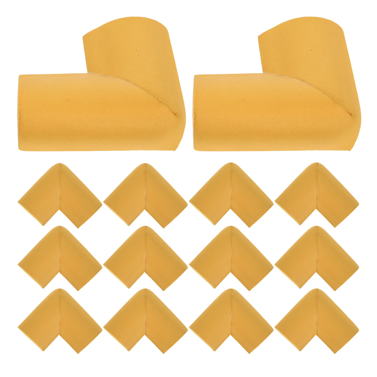 24 قطعة من واقيات زوايا الرغوة حافة التعبئة والتغليف البني NBR امتصاص الصدمات الفنية إطار الصورة الحرس سهلة التركيب