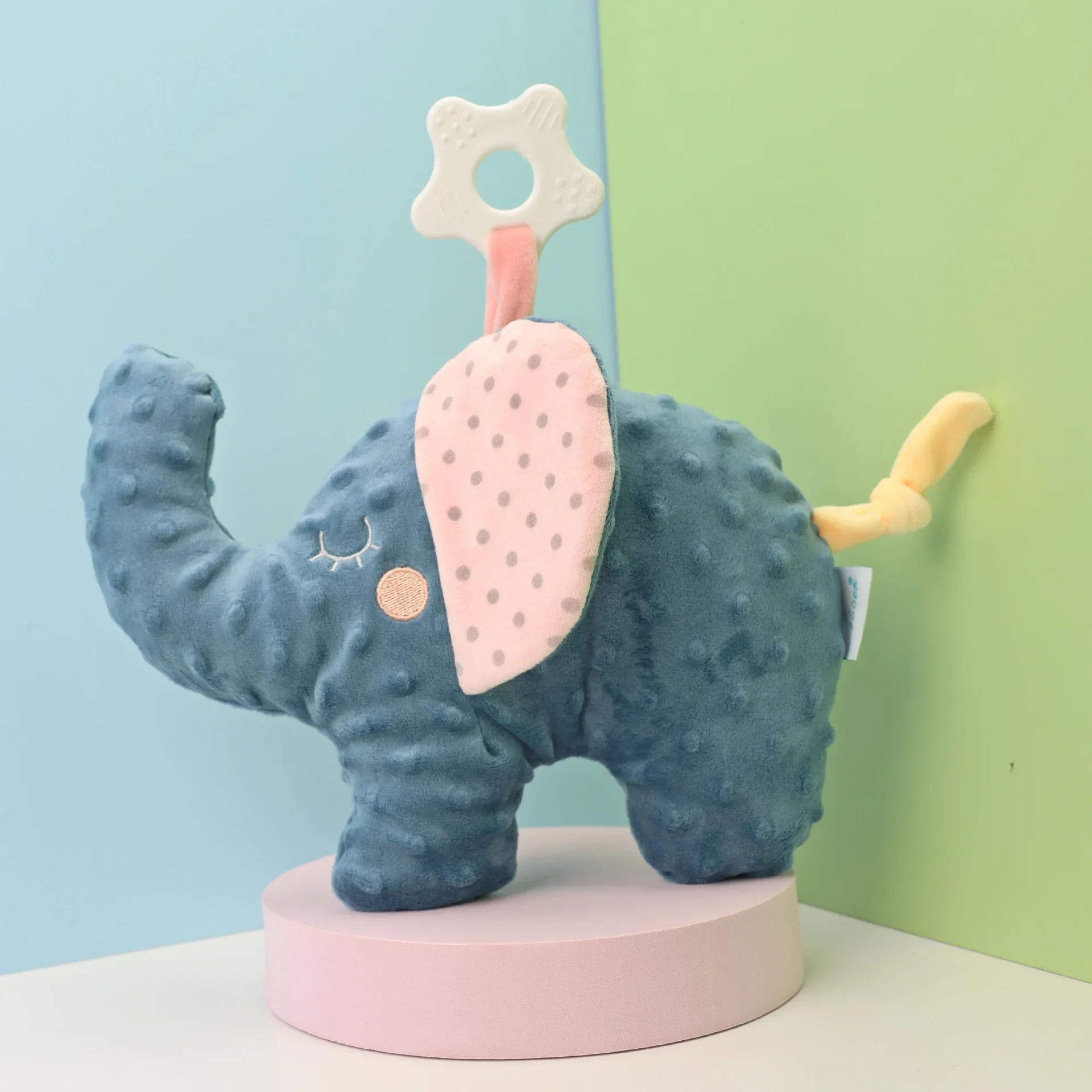 [Engraçado] Hipopótamo elefante crocodilo brinquedo boneca de pelúcia Comforter calmante brinquedos bebê boneca animais de pelúcia presente de Natal para crianças