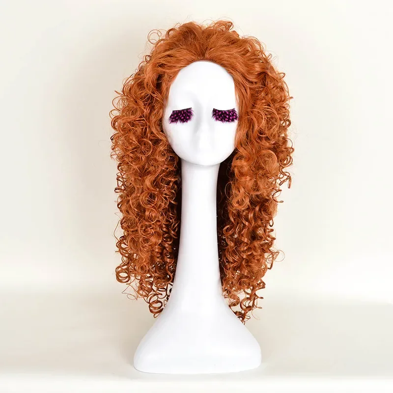 Brave Merida Cosplay Wig Long Curly Role Play Wig Halloween Hair Halloween Women Wig Costume Cosplay