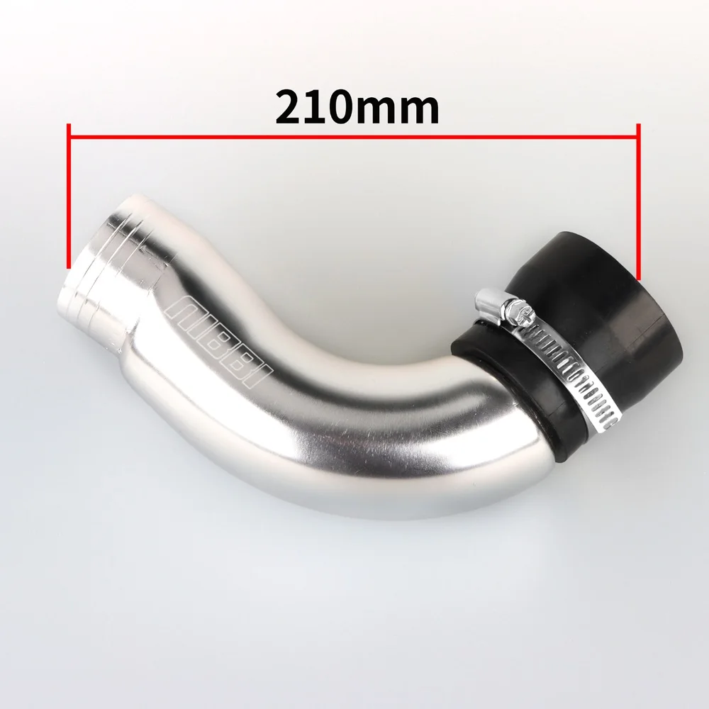NIBBI Luftfilter Ansaugkrümmer ATV Roller Kaltlufteinlass Ellenbogen Aluminiumrohr für Honda Yamaha Motorrad GY6 Motorteile – Detail 5