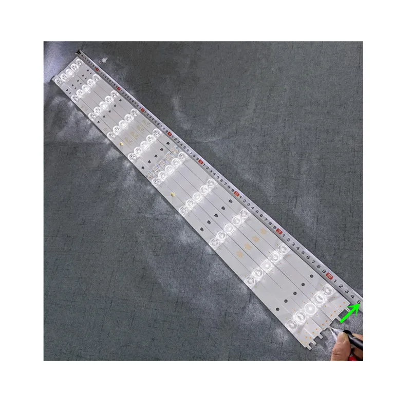 LED43D10A LED43D10B LED43D10 850MM 3V 10LED 43 polegadas usa alumínio 100% nova barra de retroiluminação de TV LCD