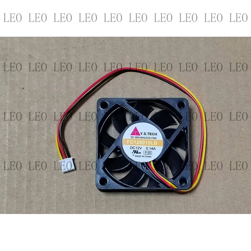 MY For Y.S.TECH Fan FD126015LB 6015 6CM DC 12V 0.14A 3 Pin