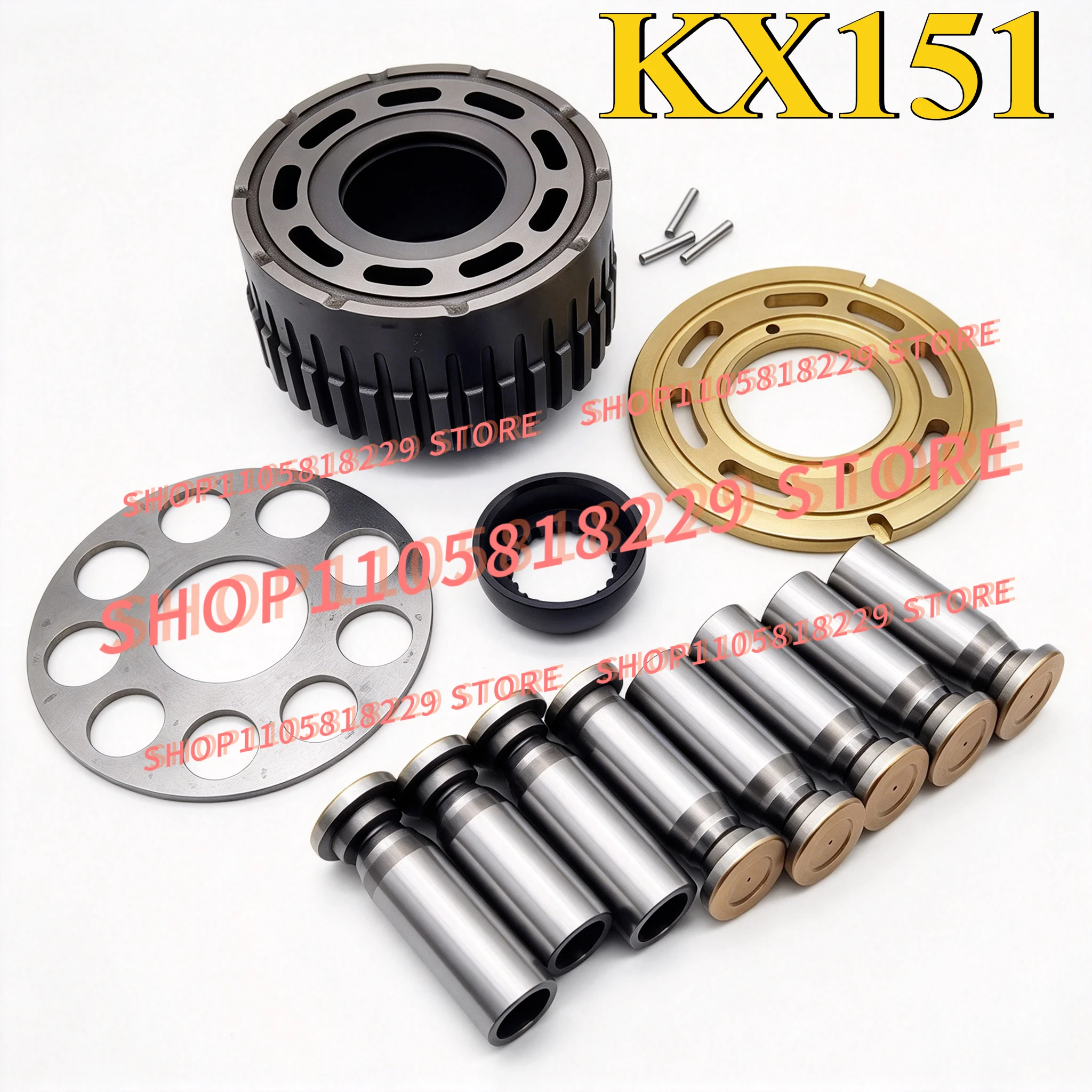 KX151 Excavator Walking Motor Rotor Group Kits for KX151 Final Drive Parts Travel Motor Repair Kits
