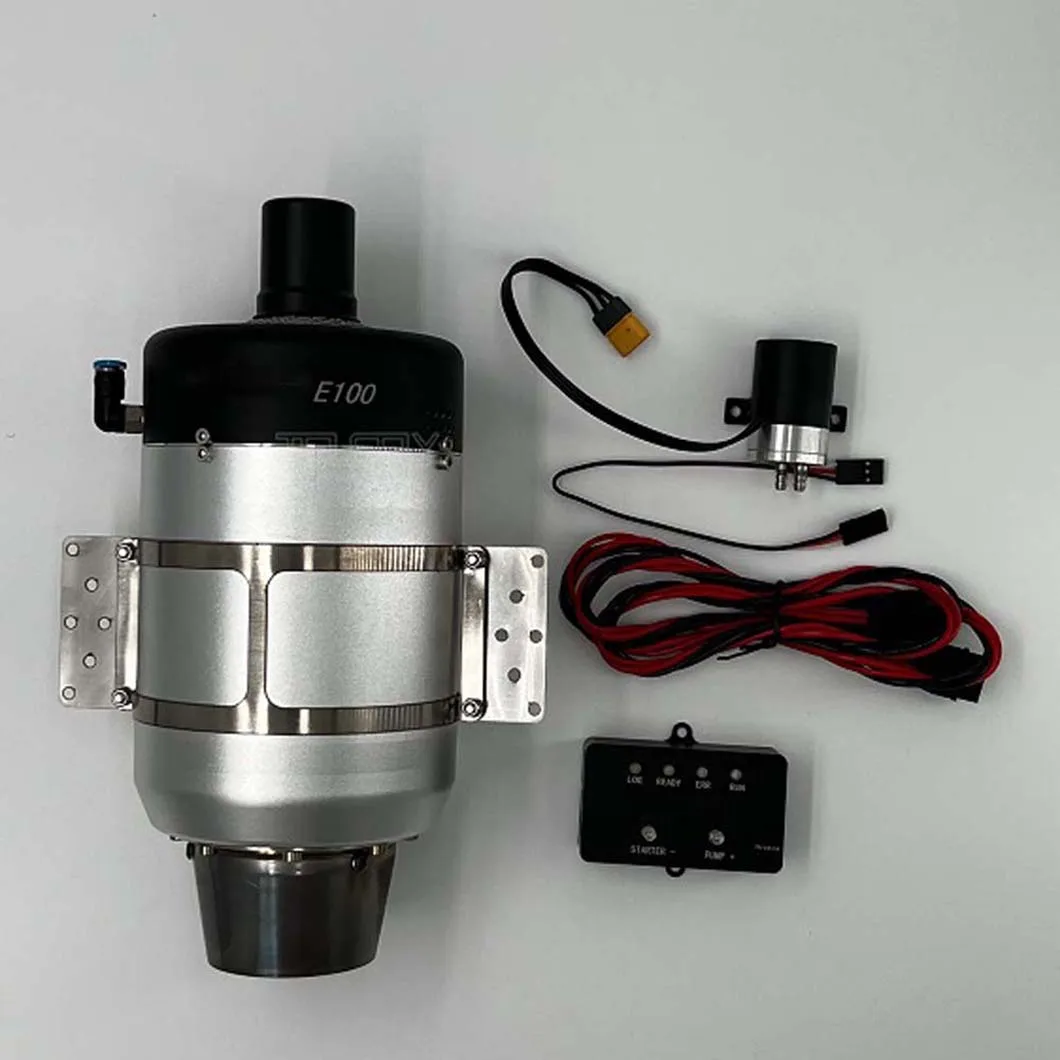 Telefly E100 Turbo Jet Engine 100N Toy Aircraft Diesel Fuel Turbine Motor Part DIY RC Model Plane Gas Oil Drone Turbojet