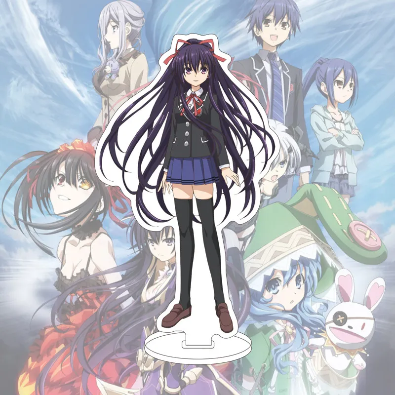 16CM Anime Acrylic Stand Date a Live Yatogami Tōka Tokisaki Kurumi Tobiichi Origami Honjō Nia Cos Figure Ornaments Gifts - view 3