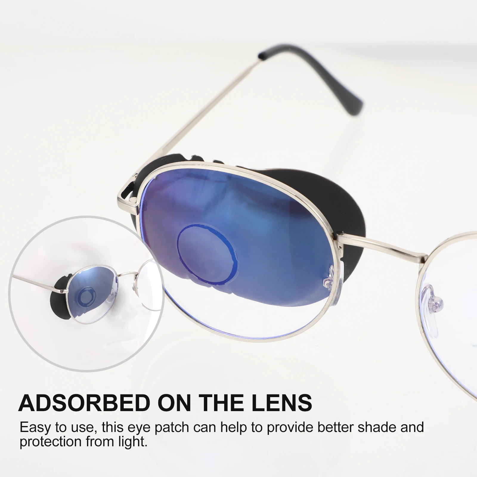 

Silicone Kids Eye Patches Amblyopia Light Blocking Eyeshade Pads Comfortable Reusable Skin Friendly Protective Eye Pad