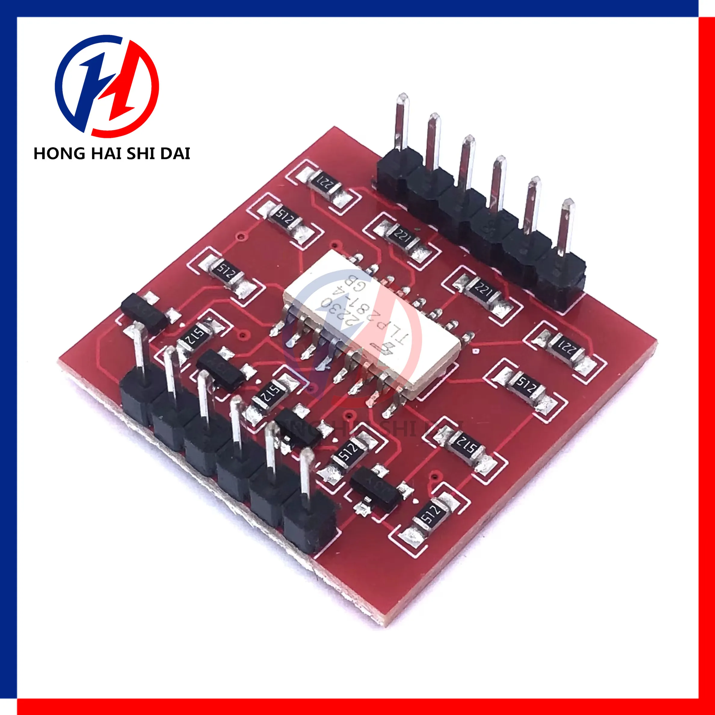 TLP281 4 CH 4-Channel Opto-isolator IC Module For Expansion Board High And Low Level Optocoupler Isolation 4 Channel