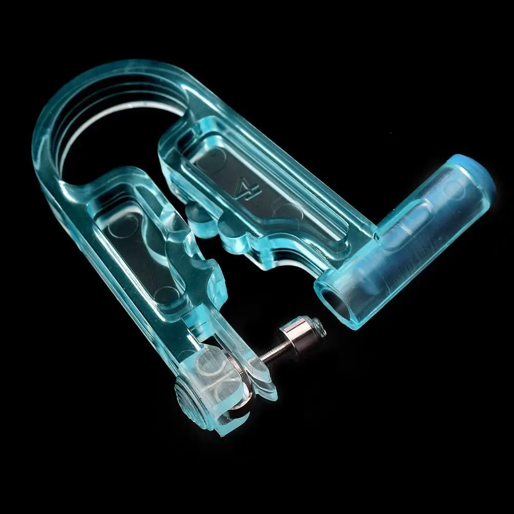 20/1PCS Blue Ear Piercing Gun Kit Asepsis Disposable Healthy Safety Earring Piercer Tool Machine Kit Studs Nose Lip Body Jewelry