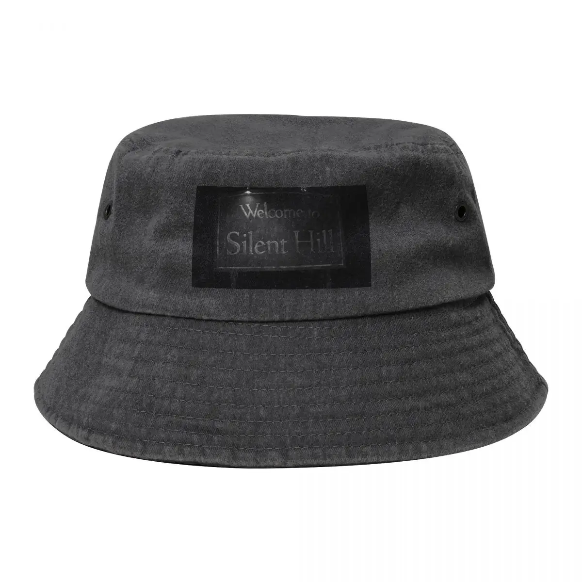 

Welcome to Silent Hill Bucket Hat Male hat Hood black Caps For Men Women's