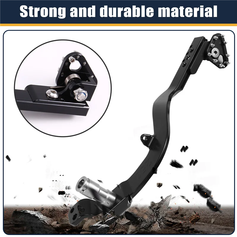 

A85E-Adjustable Length Forged CNC Rear Brake Lever Brake Pedal For Honda CRF250L /LS / Rally 2021-2024