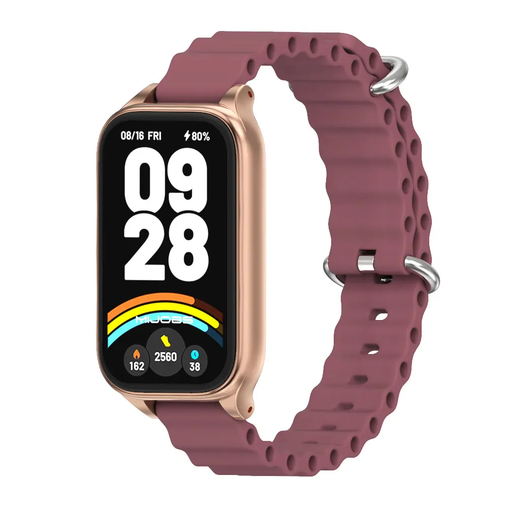 Armband für Xiaomi Mi Band 9 Active Armband Globale Version Silikon Wasserdichtes Armband Mi Smart Band 9 Active Strap – Detail 7