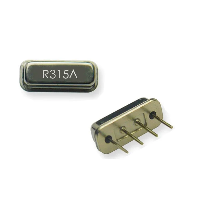 (10 pièces) R315A 315 MHz filtre de scie filtre de jauge de son résonateur de compteur acoustique plaqué or F11 315 M