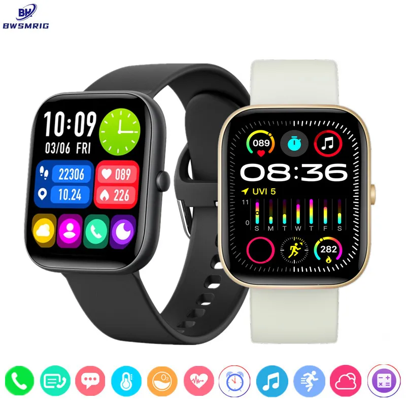 New Smart Watch Men Bluetooth Call Blood Pressure Heart Rate Sleep Monitoring Fitness Bracelet Sport Waterproof Smartwatch Women