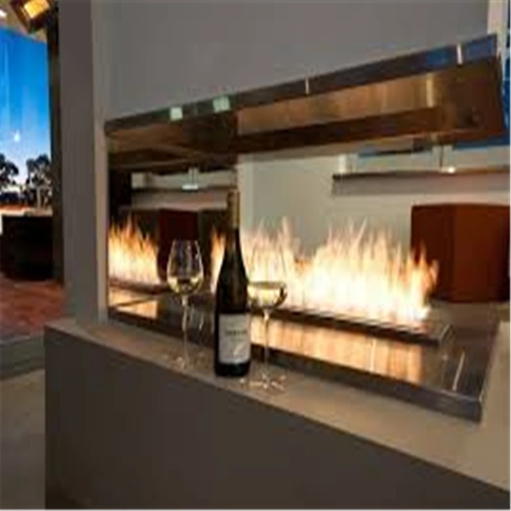 

Умный биоэтаноловый камин Tuya WiFi с электрической горелкой и мощным пламенем для использования в помещении