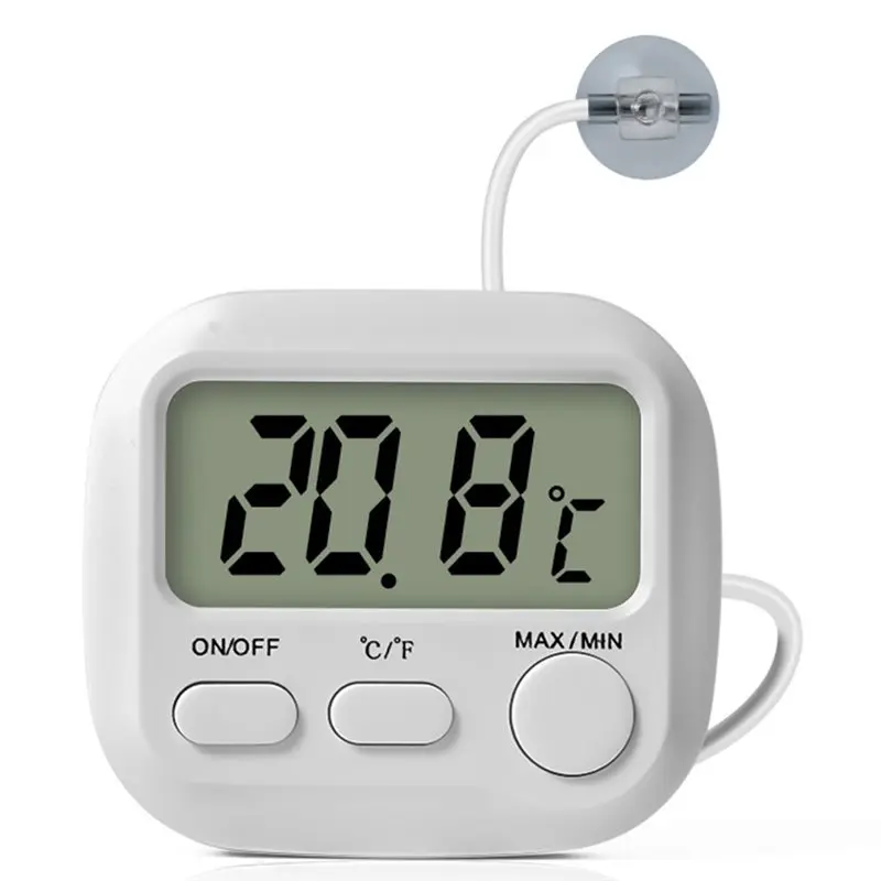 A84E-Aquarium Thermometer With Probe Digital Thermometer Fish Tank Thermometer ±0.1℃ High Accuracy For Marine Plant Aquarium