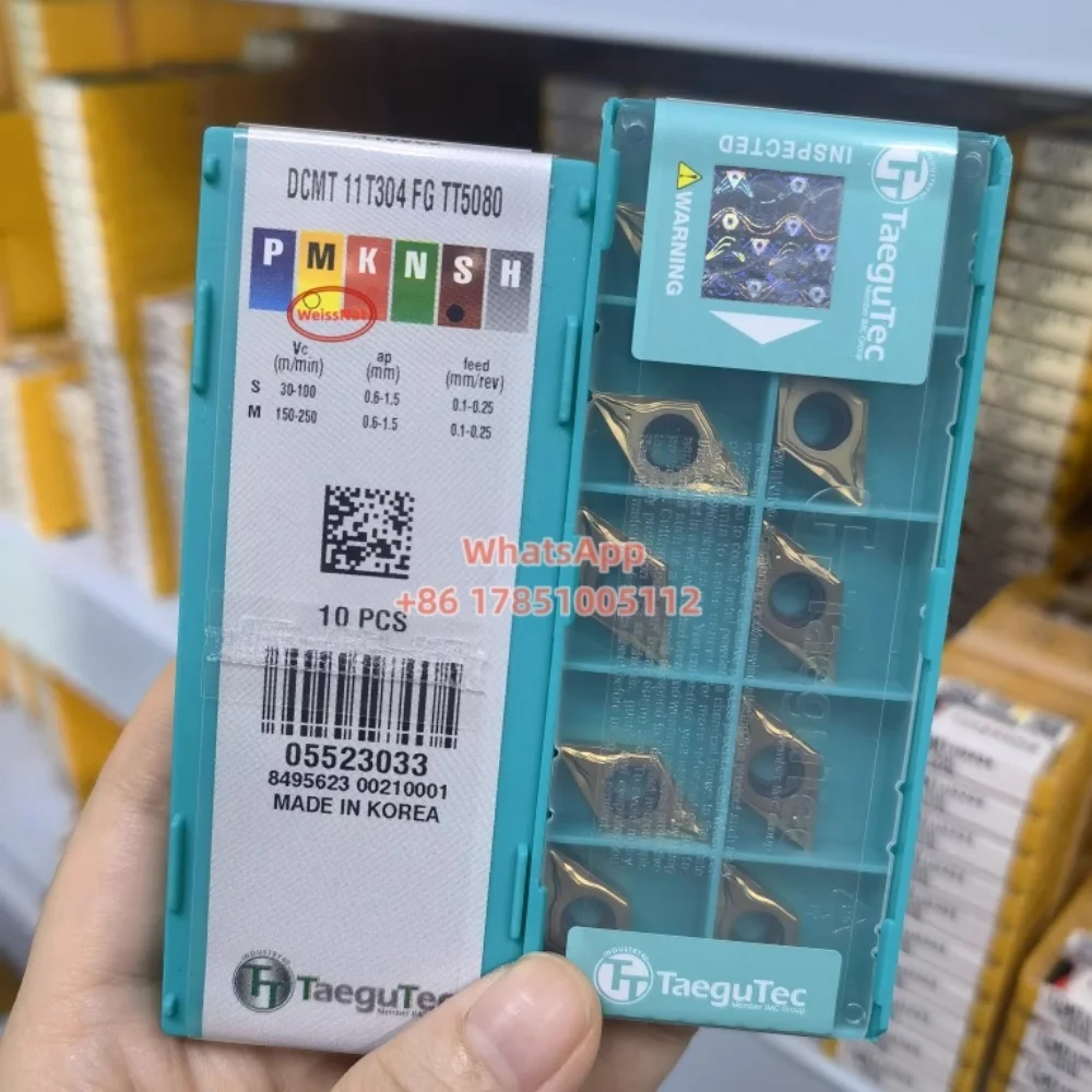 テグテック DCMT 070204 FG、DCMT11T302FA、DCMT11T304FG、DCMT11T308FG、SCMT09T308FG、SCMT09T308MT TT5080 超硬インサート