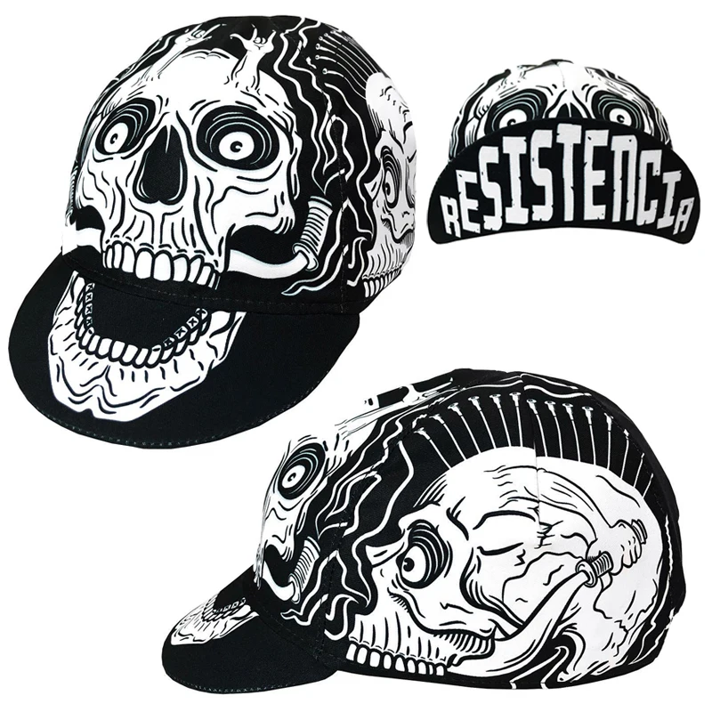 Skull Cycling Caps Skeleton Bike Hat One Size Fits Most