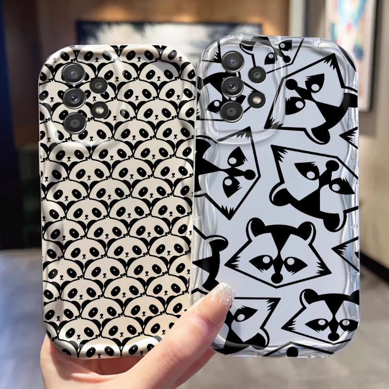 

Panda Bamboo Cartoon Fox Art For Samsung A55 A54 A53 A52 A35 A34 A33 A32 A25 A24 A23 A22 A21S A15 A13 A14 5G Wave Oil Back