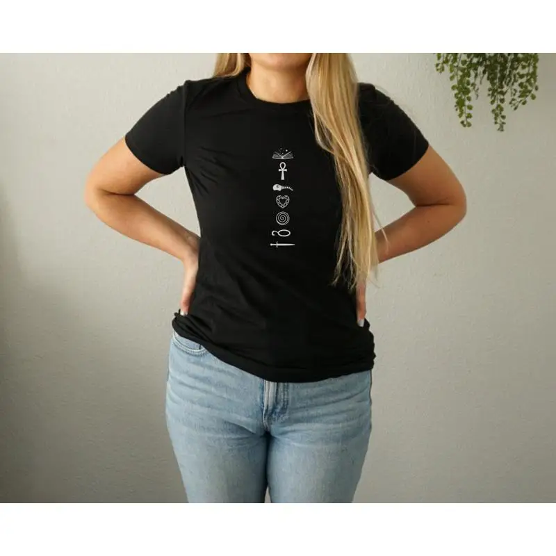 تي شيرت Sandman Sigil للسيدات حلم مستوحى من Endless Morpheus Neil Gaiman للسيدات