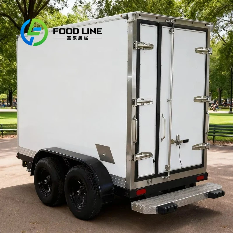 Customized 2025 IQF 10 15 Trays Air Cooling Blast Freezer Trailer Chiller for Fish Shrimp Meat