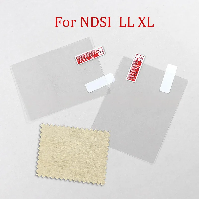 1 مجموعة طبقة رقيقة واقية واضحة ل NDS DSi NDSi XL LL NDSL DS لايت أعلى + أسفل LCD حامي الشاشة ل 2DS 3DS XL LL جديد 3DSLL 3DSXL