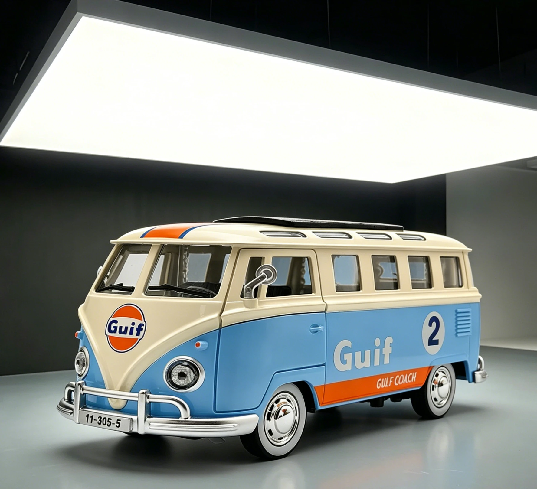 Vintage Collectible Toys - 1:24 Vintage Bus Druckgussmodell, mit zu
