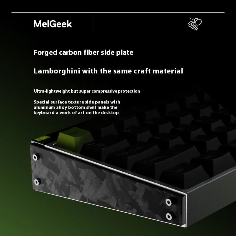 Imagem -05 - Melgeek Made68 Interruptor Ultra Magnético Teclado de Alumínio Chave Completa 16k Personalizado Esports Jogo Teclado pc Gamer Contração Fearless