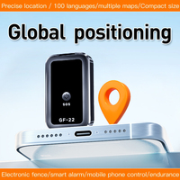 GF-22 Car Tracker Mini Car GPS Locator Anti-Lost Recording Tracking Device With Voice Control Phone Wifi + LBS + AGP Position