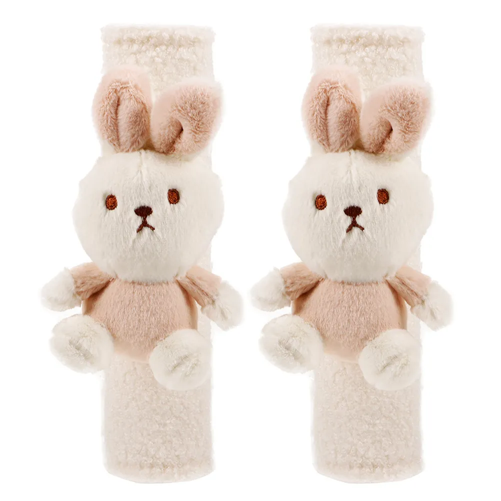 

2Pcs Strap Shoulder Protector Soft Comfortable Safety Pad Cute Cartoon Design for Driving Cover