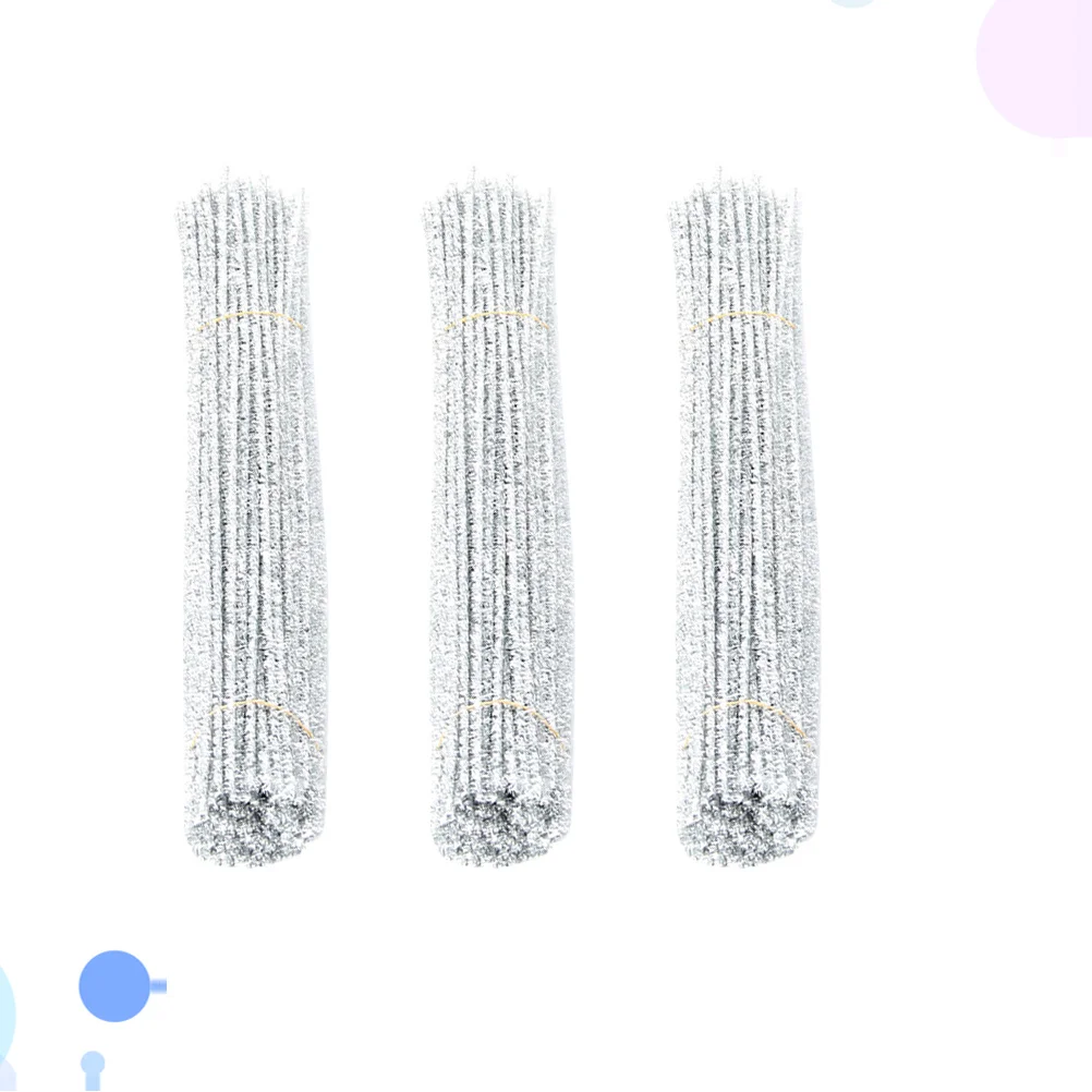 

300Pcs DIY Twisted Sticks Glitter Bendable Bars Creative Craft Decoration Christmas Flexible Rods for Children's Art Projects