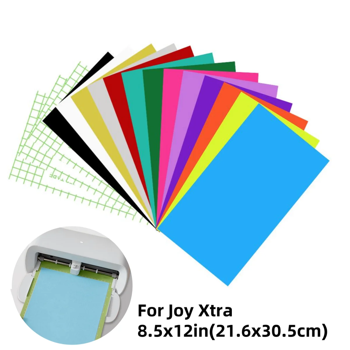 16 PCS Permanent Vinyl For Cricut  Joy/Cricut  Joy Xtra/Cricut Maker/Explore 3,Adhesive Vinyl For Window,Mug,Cup, DIY Project