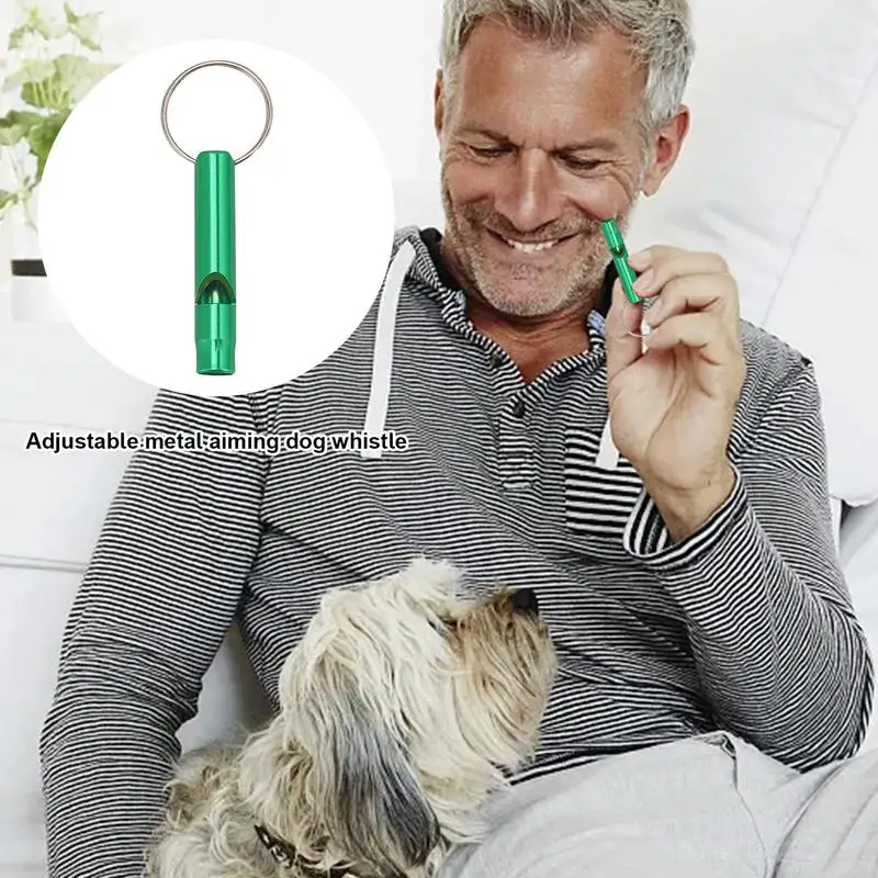 Dog Training Whistle For Recall Adjustable Dog Recall Whistle Anti Barking Ultrasonic Tool Portable Dog Training Tools Stop Bark