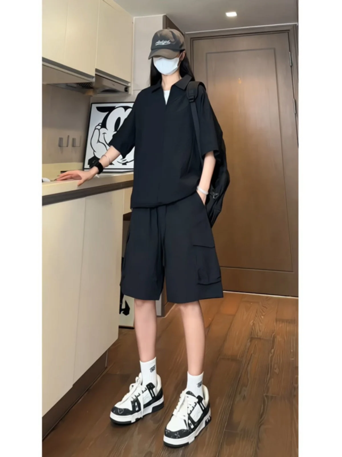 ice-silk-qui-dry-bubble-casual-set-men-summer-trendy-brand-ort-sve-t-irt-orts-outdoor-sports-wear-two-piece-set