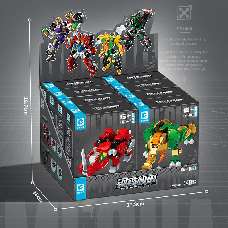 ألعاب التحول شخصيات الرسوم المتحركة أطقم منمذجة أرقام عمل بنة الطوب الكبار لعبة مكعبات البناء الهدايا للطفل